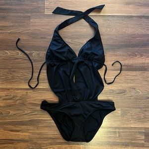 Victoria Secret Swimsuit, one piece swimsuit, backless, front cut out, M